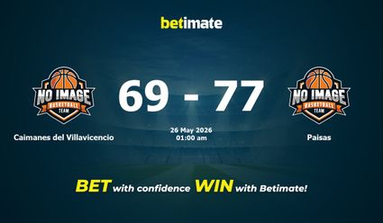 Caimanes del Villavicencio vs Paisas Basketball Prediction, Odds & Betting Tips 05/26/2026