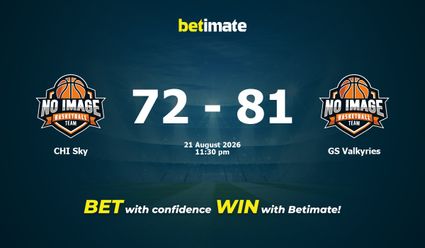 CHI Sky vs GS Valkyries Basketball Prediction, Odds & Betting Tips 08/21/2026