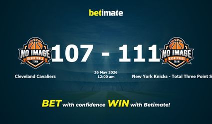 Cleveland Cavaliers vs New York Knicks - Total Three Point Shots Basketball Prediction, Odds & Betting Tips 05/26/2026