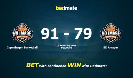 Copenhagen Basketball vs BK Amager Basketball Prediction, Odds & Betting Tips 02/19/2026