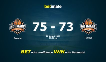 Croatia vs Türkiye Basketball Prediction, Odds & Betting Tips 08/21/2026