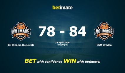 CS Dinamo Bucuresti vs CSM Oradea Basketball Prediction, Odds & Betting Tips 04/14/2026