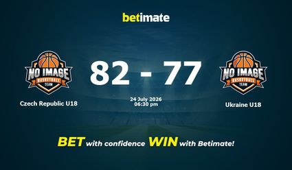 Czech Republic U18 vs Ukraine U18 Basketball Prediction, Odds & Betting Tips 07/24/2026