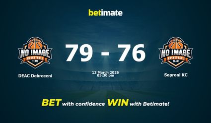 DEAC Debreceni vs Soproni KC Basketball Prediction, Odds & Betting Tips 03/13/2026