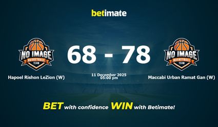 Hapoel Rishon LeZion (W) vs Maccabi Urban Ramat Gan (W) Basketball Prediction, Odds & Betting Tips 12/11/2025