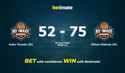 Keilor Thunder (W) vs Eltham Wildcats (W) Basketball Prediction, Odds & Betting Tips 06/20/2026