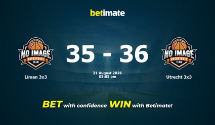 Liman 3x3 vs Utrecht 3x3 Basketball Prediction, Odds & Betting Tips 08/21/2026