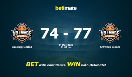 Limburg United vs Antwerp Giants Basketball Prediction, Odds & Betting Tips 05/24/2026