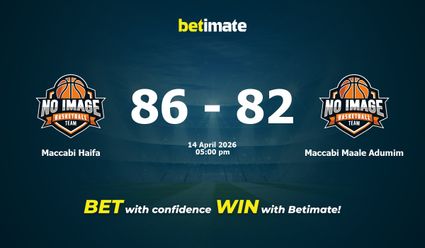 Maccabi Haifa vs Maccabi Maale Adumim Basketball Prediction, Odds & Betting Tips 04/14/2026