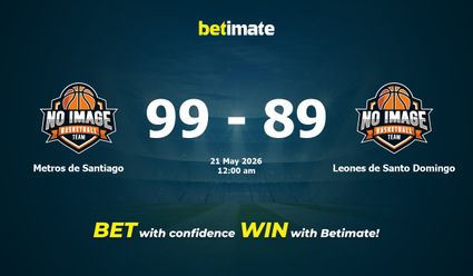 Metros de Santiago vs Leones de Santo Domingo Basketball Prediction, Odds & Betting Tips 05/21/2026