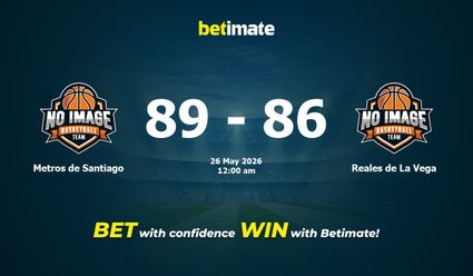Metros de Santiago vs Reales de La Vega Basketball Prediction, Odds & Betting Tips 05/26/2026