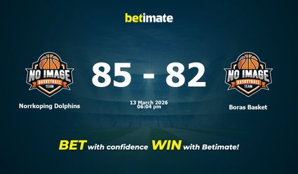 Norrkoping Dolphins vs Boras Basket Basketball Prediction, Odds & Betting Tips 03/13/2026