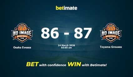 Osaka Evessa vs Toyama Grouses Basketball Prediction, Odds & Betting Tips 03/14/2026