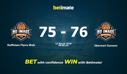 Raiffeisen Flyers Wels vs Oberwart Gunners Basketball Prediction, Odds & Betting Tips 03/13/2026