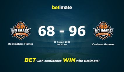 Rockingham Flames vs Canberra Gunners Basketball Prediction, Odds & Betting Tips 08/21/2026