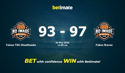 Tainan TSG Ghosthawks vs Fubon Braves Basketball Prediction, Odds & Betting Tips 05/26/2026