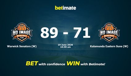 Warwick Senators (W) vs Kalamunda Eastern Suns (W) Basketball Prediction, Odds & Betting Tips 06/19/2026
