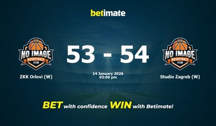 ZKK Orlovi (W) vs Studio Zagreb (W) Basketball Prediction, Odds & Betting Tips 01/14/2026