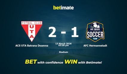 ACS UTA Batrana Doamna vs AFC Hermannstadt Prediction, Odds & Betting Tips 03/13/2026