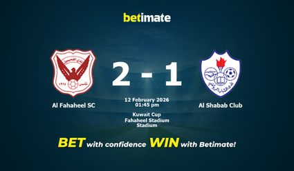 Al Fahaheel SC vs Al Shabab Club Prediction, Odds & Betting Tips 02/12/2026