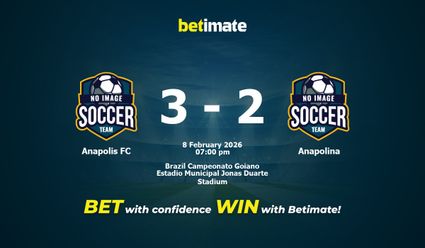 Anapolis FC vs Anapolina Prediction, Odds & Betting Tips 02/08/2026