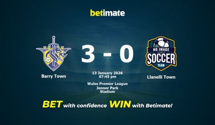 Barry Town vs Llanelli Town Prediction, Odds & Betting Tips 01/13/2026