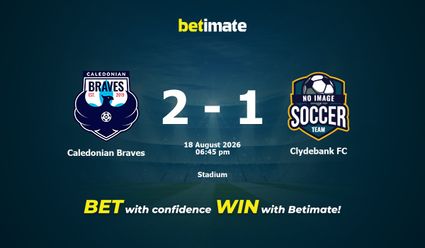 Caledonian Braves vs Clydebank FC Prediction, Odds & Betting Tips 08/18/2026