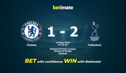 Chelsea vs Tottenham Prediction, Odds & Betting Tips 05/19/2026