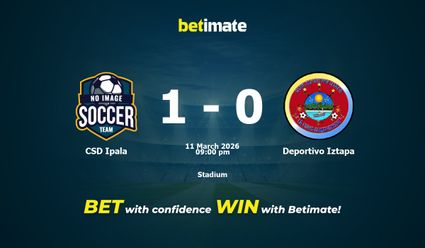 CSD Ipala vs Deportivo Iztapa Prediction, Odds & Betting Tips 03/11/2026