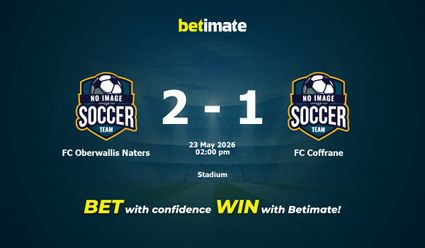 FC Oberwallis Naters vs FC Coffrane Prediction, Odds & Betting Tips 05/23/2026