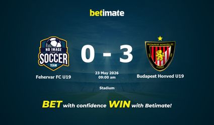 Fehervar FC U19 vs Budapest Honved U19 Prediction, Odds & Betting Tips 05/23/2026