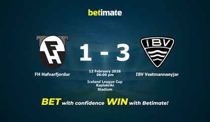 FH Hafnarfjordur vs IBV Vestmannaeyjar Prediction, Odds & Betting Tips 02/12/2026