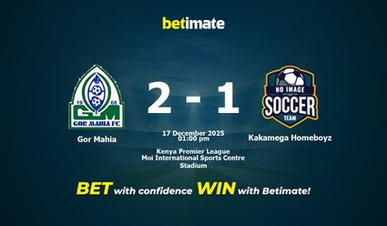 Gor Mahia vs Kakamega Homeboyz Prediction, Odds & Betting Tips 12/17/2025