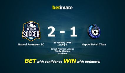 Hapoel Jerusalem FC vs Hapoel Petah Tikva Prediction, Odds & Betting Tips 01/23/2026
