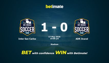 Inter San Carlos vs ADR Jicaral Prediction, Odds & Betting Tips 05/17/2026