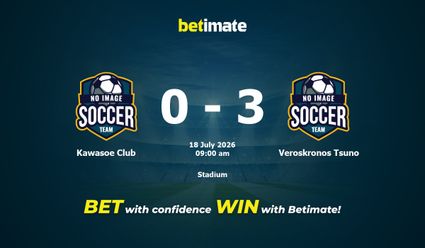 Kawasoe Club vs Veroskronos Tsuno Prediction, Odds & Betting Tips 07/18/2026