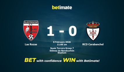 Las Rozas vs RCD Carabanchel Prediction, Odds & Betting Tips 02/08/2026
