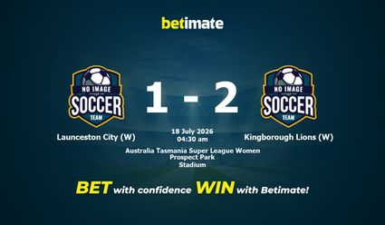 Launceston City (W) vs Kingborough Lions (W) Prediction, Odds & Betting Tips 07/18/2026