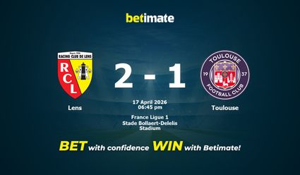 Lens vs Toulouse Prediction, Odds & Betting Tips 04/17/2026