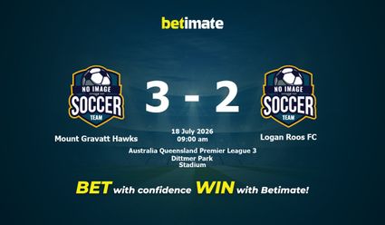 Mount Gravatt Hawks vs Logan Roos FC Prediction, Odds & Betting Tips 07/18/2026