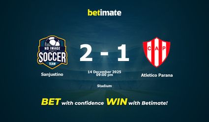 Sanjustino vs Atletico Parana Prediction, Odds & Betting Tips 12/14/2025