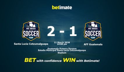Santa Lucia Cotzumalguapa vs AFF Guatemala Prediction, Odds & Betting Tips 03/11/2026