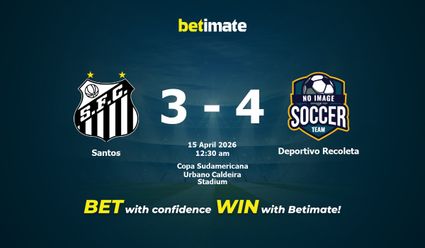 Santos vs Deportivo Recoleta Prediction, Odds & Betting Tips 04/15/2026