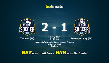 Taroona (W) vs Devonport City (W) Prediction, Odds & Betting Tips 07/18/2026