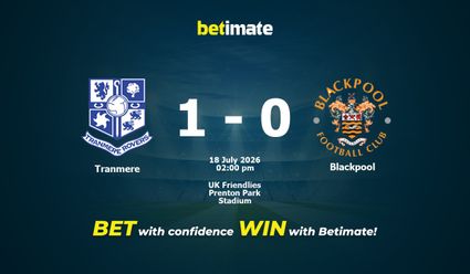 Tranmere vs Blackpool Prediction, Odds & Betting Tips 07/18/2026