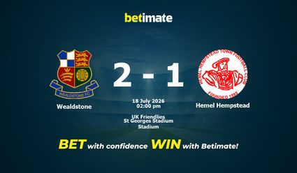 Wealdstone vs Hemel Hempstead Prediction, Odds & Betting Tips 07/18/2026