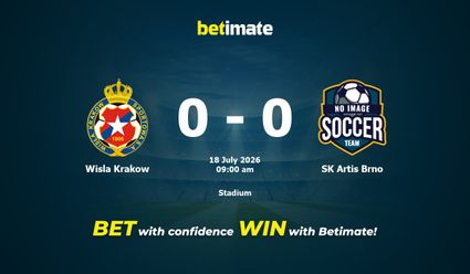 Wisla Krakow vs SK Artis Brno Prediction, Odds & Betting Tips 07/18/2026
