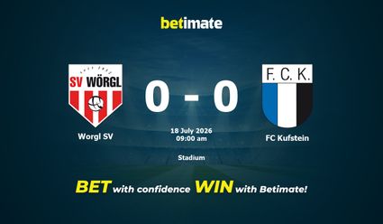 Worgl SV vs FC Kufstein Prediction, Odds & Betting Tips 07/18/2026