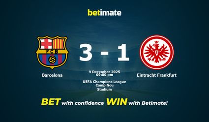 Pronóstico, cuotas y consejos de apuestas del Barcelona vs. Eintracht Frankfurt (12/09/2025)