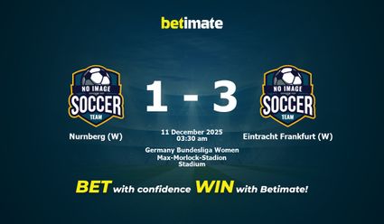 뉘른베르크(W) vs 아인트라흐트 프랑크푸르트(W) 경기 예측, 배당률 및 베팅 팁 2025년 12월 10일